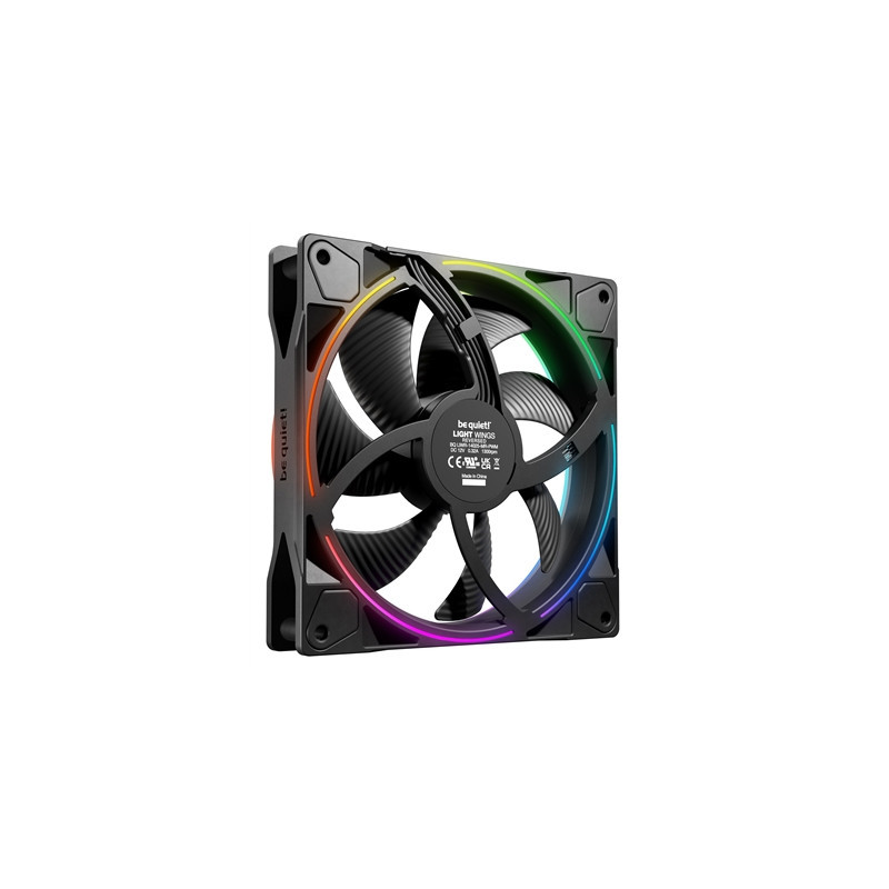 be quiet! Light Wings 140mm PWM Reverse  ARGB Lighting  Ultra-Quiet Operation Max 25.5dB(A)  High Airflow  60 000 Hours