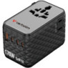 Verbatim Charge 'n' Travel 170W Universal Travel Adapter Black  Charge Up To 6 Devices AT Once