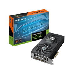 Gigabyte NVIDIA GeForce RTX 5060 EAGLE OC 8G GDDR7 Graphics Card  3840 CUDA Cores  2550 MHz Core Clock  Dual Fan  3x DisplayPort