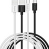 Verbatim Essentials Sync & Charge USB-A to C Cables (2 pack) Black & White 1m 18W QC  480Mbps  Quick Charge 3.0 Support Up To 18