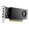 PNY NVIDIA Professional RTX A1000 Graphics Card  8GB GDDR6  2307 CUDA Cores  72 Tensor Cores  Single Fan Low Profile  4x mini-Di