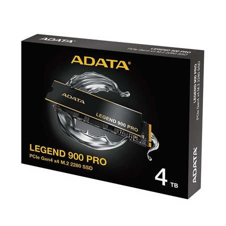 Adata Legend (SLEG-900P-4TCS) 900 PRO PCIe Gen4 x4 M.2 2280 Solid State Drive   R/W speed up to 7 400/6 500 MB/s  5-year limited