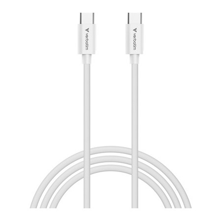 Verbatim Essentials Sync & Charge 3m USB-C to C Cable  100W PD  480Mbps  USB Power Delivery 3.0 Supports Up To 100W Fast Chargin