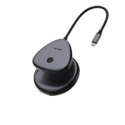 Verbatim Share My Screen USB-C Wireless Display Adapter 4K With Hub  Extra USB-A Port For Other Essential Devices