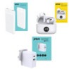 Prevo Entertainment Bundle with Active Noise Cancelling Earbuds  10000mAh Powerbank & Mains Charger