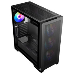 CRONUS Phanes Gaming PC Case  Full Tower with Tempered Glass  ARGB Lighting  Enhanced Connectivity  and Superior Airflow  ATX  M