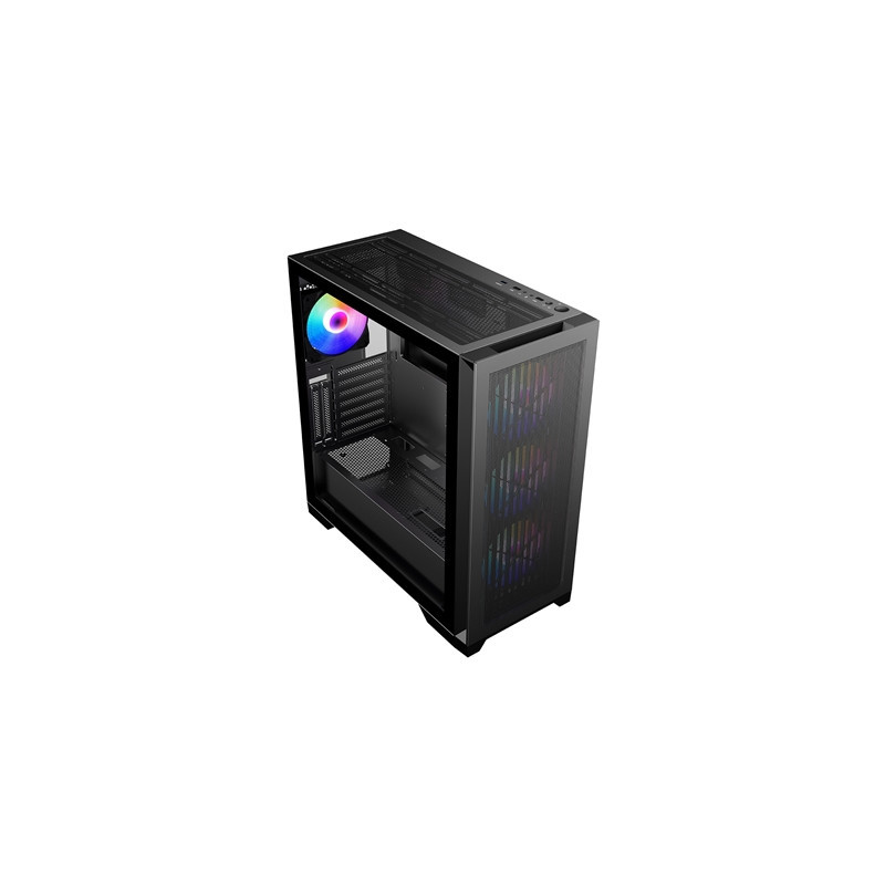 CRONUS Phanes Gaming PC Case  Full Tower with Tempered Glass  ARGB Lighting  Enhanced Connectivity  and Superior Airflow  ATX  M