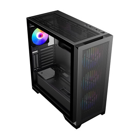 CRONUS Phanes Gaming PC Case  Full Tower with Tempered Glass  ARGB Lighting  Enhanced Connectivity  and Superior Airflow  ATX  M