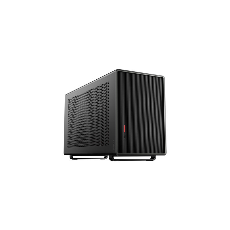 Antec Performance 1M Black Mini-ITX Gaming Case with Aluminum Finish  PCIe 4.0 Riser Cable  USB 3.2 Gen2 Type-C  Tool-Free Side 