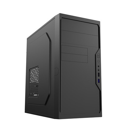 CiT Work Micro-ATX PC Case with USB 3.0  HD Audio  and Efficient Cooling. Compact Steel Design for Home and Office Builds