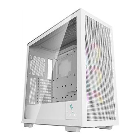 DeepCool Morpheus Case  Gaming  White  Full Tower  4 x USB 3.0 / 1 x USB Type-C  Tempered Glass Side Window Panel  1x 420mm ARGB