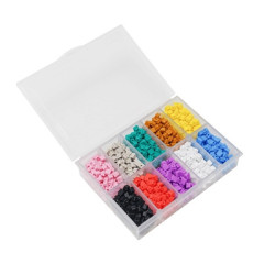 DeepCool PIXEL 10 Customisable Silicone Bits- Create Vibrant 8-Bit Mosaic Artwork with 10 Colour Options  Compatible with Multip