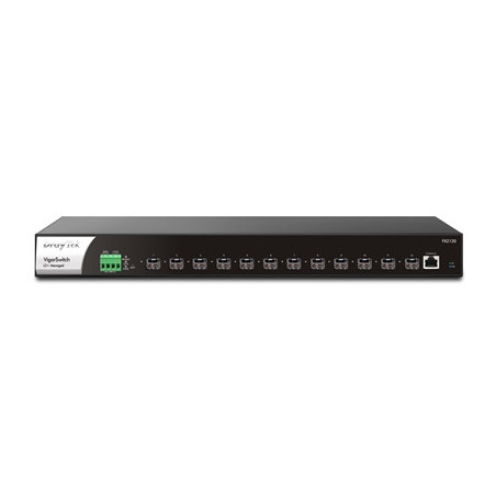 DrayTek VSFX2120-K VigorSwitch FX2120 12-Port Layer 2+ Managed Rackmount 10-Gigabit SFP+ Switch