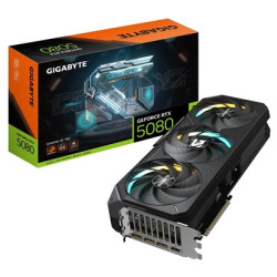 Gigabyte NVIDIA GeForce RTX 5080 GAMING OC 16GB GDDR7 Graphics Card  10752 CUDA Cores  2730 MHz Core Clock  Triple Fan  RGB  3x 