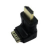 Target HDMI Right Angled Male To Female Adapter  Due To The Position Of The HDMI Port It Can Make 270 On Some Devices