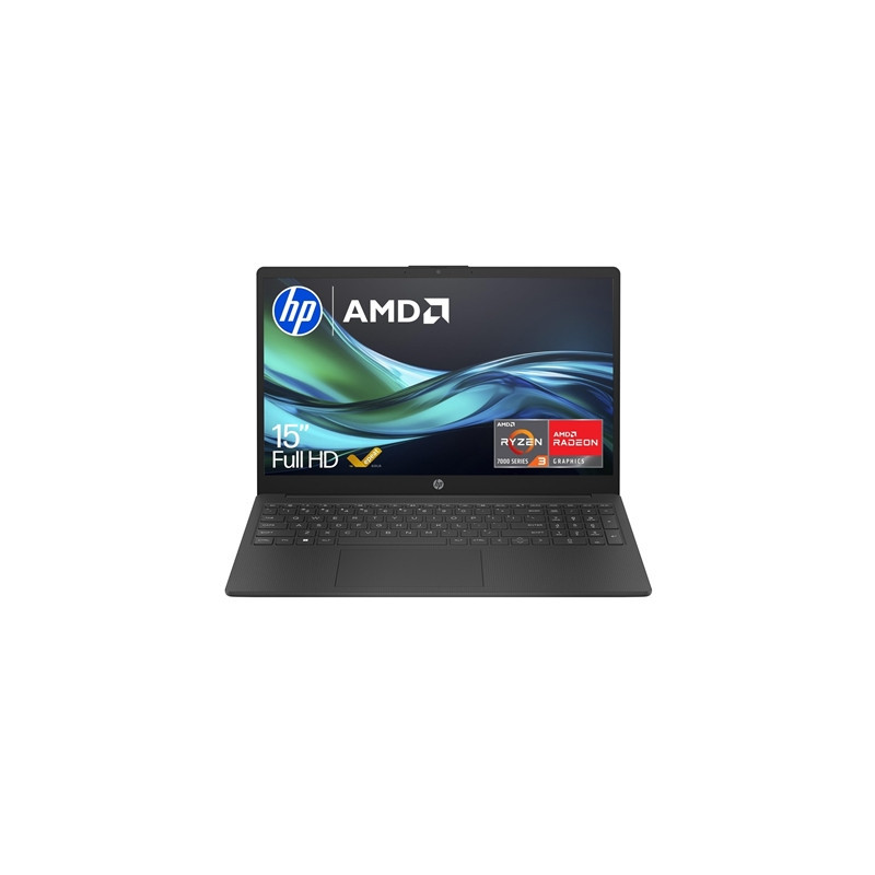 HP 15-fc0536sa Laptop  15.6 Inch Full HD 1080p Screen  AMD Ryzen 3 7320U  8GB RAM  256GB SSD  AMD Radeon Graphics  Windows 11 Ho