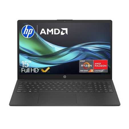 HP 15-fc0536sa Laptop  15.6 Inch Full HD 1080p Screen  AMD Ryzen 3 7320U  8GB RAM  256GB SSD  AMD Radeon Graphics  Windows 11 Ho