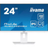 iiyama 24 Inch IPS Monitor XUB2492HSU-W6  Height Adjustable  Full HD  100Hz  0.4ms  FreeSync  HDMI  Display Port  USB Hub  White