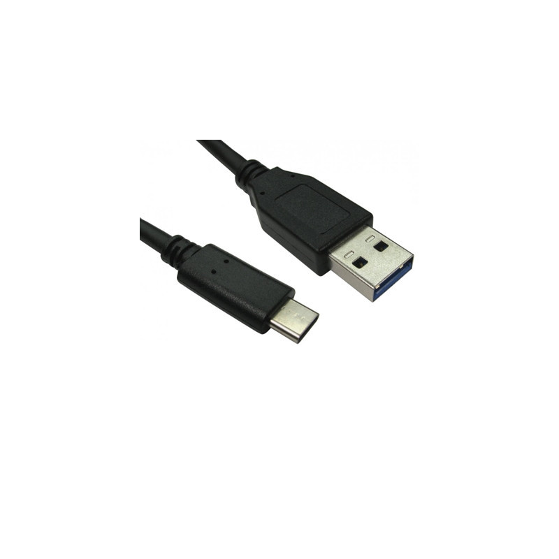 TARGET USB3C-921 Data Cable  USB 3.1 Type-A (M) to USB 3.1 Type-C (M)  1m  Black  10Gbps Data Transfer Rate  Supports up to 3A 2