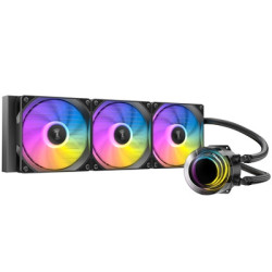 Antec Vortex Lum 360 ARGB CPU Liquid Cooler - Intel & AMD Compatible  3 x 120mm ARGB Fans  Suspended Spiral Pump Head  Enhanced 