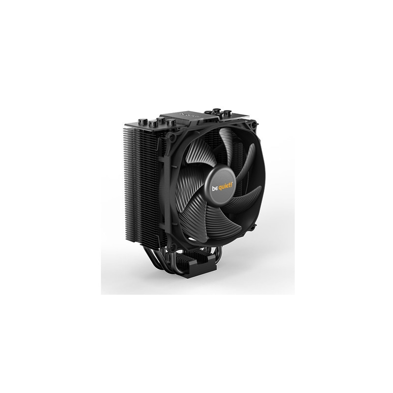 be quiet! Dark Rock Slim Fan CPU Cooler  Universal Socket  Silent Wings 3 120mm PWM Black Cooling Fan  1500RPM  4 Heat Pipes  18
