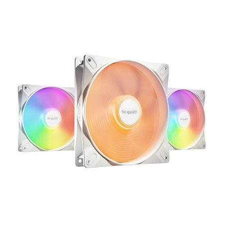 be quiet! Light Wings LX 140mm PWM High-Speed Fan  ARGB Lighting  Triple Pack  Ultra-Quiet Operation  High Airflow  Daisy-Chaini