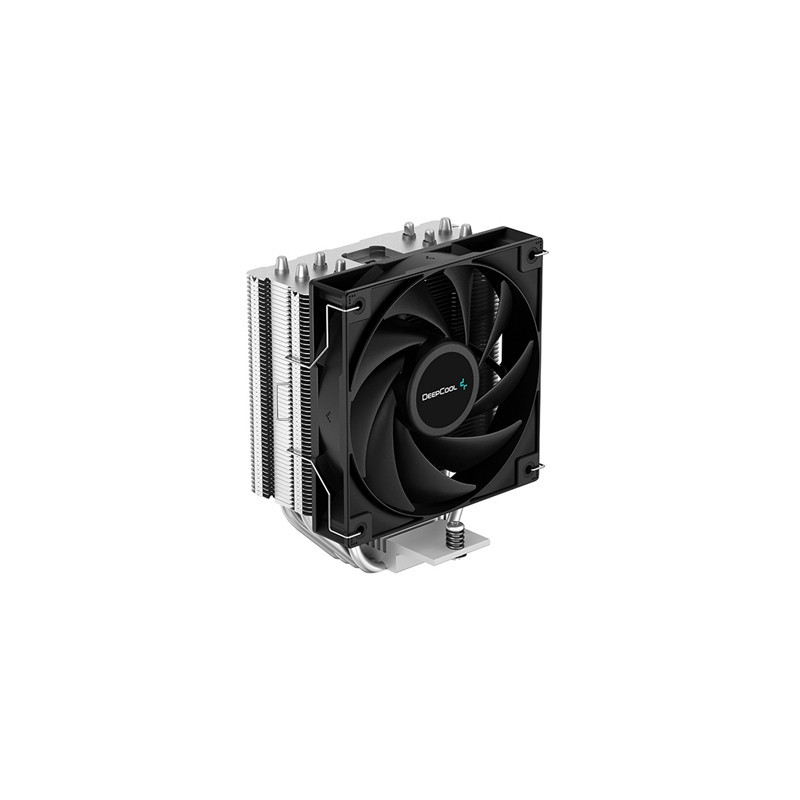 DeepCool AG400 Fan CPU Cooler  Universal Socket  High Efficiency 120mm PWM Cooling Black Fan  2000RPM  4 Heat Pipes  220W Heat D