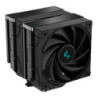 DeepCool AK620 ZERO DARK CPU Cooler  2x120mm Fan  1850rpm  68.99 CFM  PWM  Aluminium Fins  Copper Heatpipes  Intel/AMD