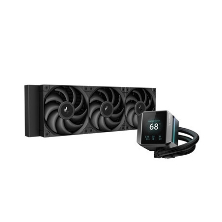 DeepCool Mystique 360 CPU Cooler  Personalized Cooling with 2.8“ TFT LCD Screen and Enhanced Pump Performance  5 year warranty