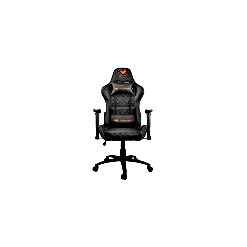 Cougar Armor One Gaming Chair with Reclining and Height Adjustment Black