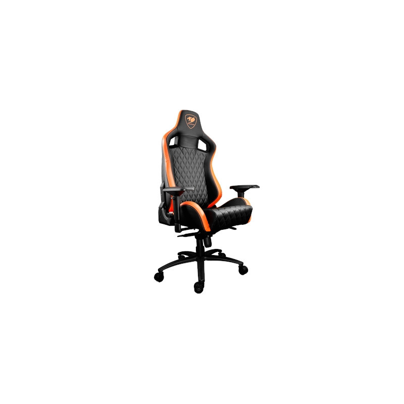 Cougar Armor S Gaming Chair with Reclining and Height Adjustment Black and Orange