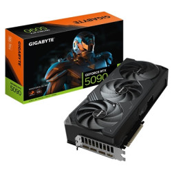 Gigabyte NVIDIA GeForce RTX 5090 WINDFORCE OC 32G Graphics Card  32GB GDDR7  21760 CUDA Cores  2467 MHz Core Clock  Triple Fan  
