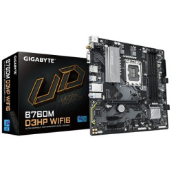 Gigabyte B760M D3HP WIFI6 Intel 1700 Socket Motherboard  Micro-ATX  4x DDR5 Slots  2x M.2 Sockets  GbE LAN  Wi-Fi 6  1x D-Sub / 