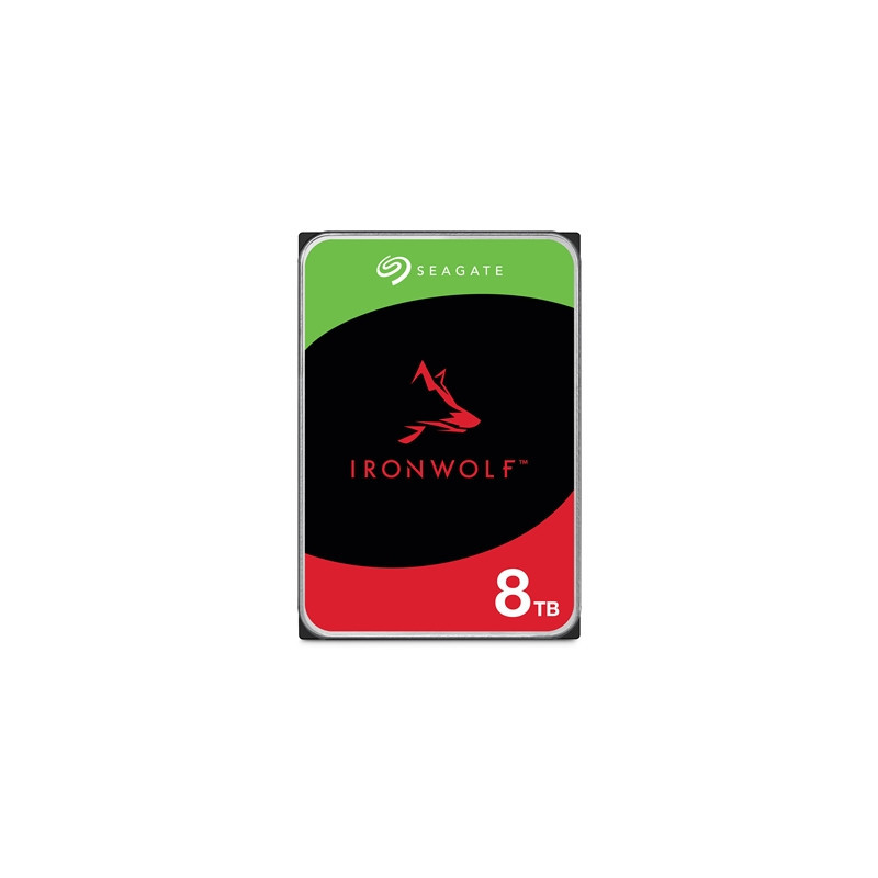 Seagate IronWolf NAS ST8000VN004 8TB 3.5“ 7200RPM 256MB Cache Sata lll Internal Hard Drive