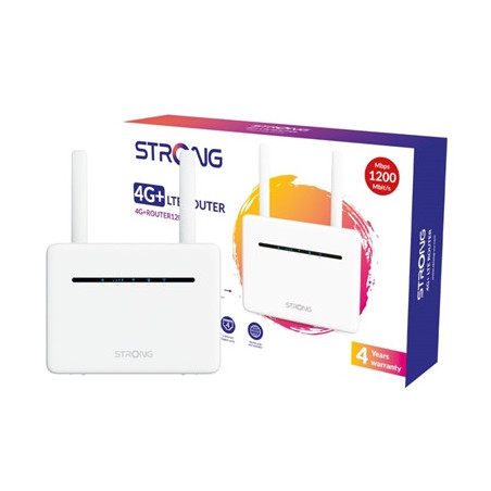 Strong 4GROUTER1200UK 4G LTE CAT6 Unlocked Mobile Broadband Wireless Router with 4x Gigabit Ports