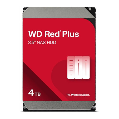 WD Red Plus WD40EFPX 4TB 3.5“ 256MB Cache SATA III NAS Internal Hard Drive