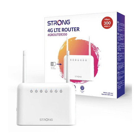 Strong 4GROUTER350UK 4G LTE CAT4 N300 Unlocked Mobile Broadband Wireless Router