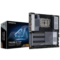 Gigabyte TRX50 AI TOP AMD sTR5 Socket Motherboard  E-ATX  8x DDR5 Slots  4x M.2 Sockets  Fitted I/O Shield  2x 10GbE LAN  Wi-Fi 