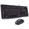Logitech MK120 Wired Keyboard and Mouse Combo for Windows  Optical Wired Mouse  Full-Size Keyboard  USB Plug-and-Play  Compatibl