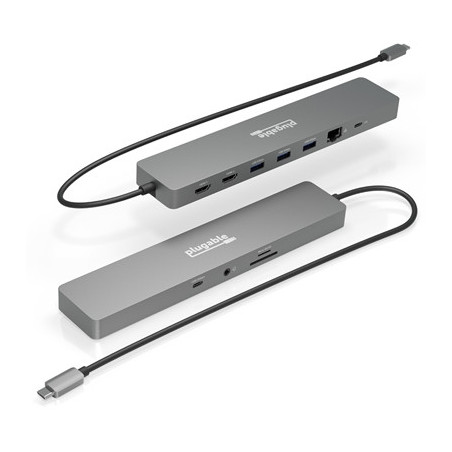 Plugable USBC-11IN1E 11 in 1 Portable USB-C Ethernet Docking Station