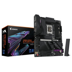Gigabyte Z890 AORUS ELITE WIFI7 PLUS Intel 1851 Socket Motherboard  ATX  4x DDR5 Slots  4x M.2 Sockets  Fitted I/O Shield  5GbE 