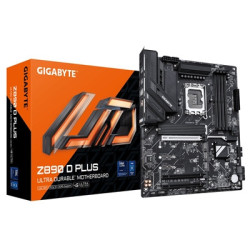 Gigabyte Z890 D PLUS Intel 1851 Socket Motherboard  ATX  4x DDR5 Slots  4x M.2 Sockets  Fitted I/O Shield  2.5GbE LAN  1x Displa
