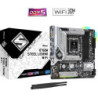 ASRock B760M Steel Legend WiFi Intel 1700 Socket Motherboard  Micro-ATX  4x DDR5 Slots  3x M.2 Sockets  Fitted I/O Shield  2.5Gb