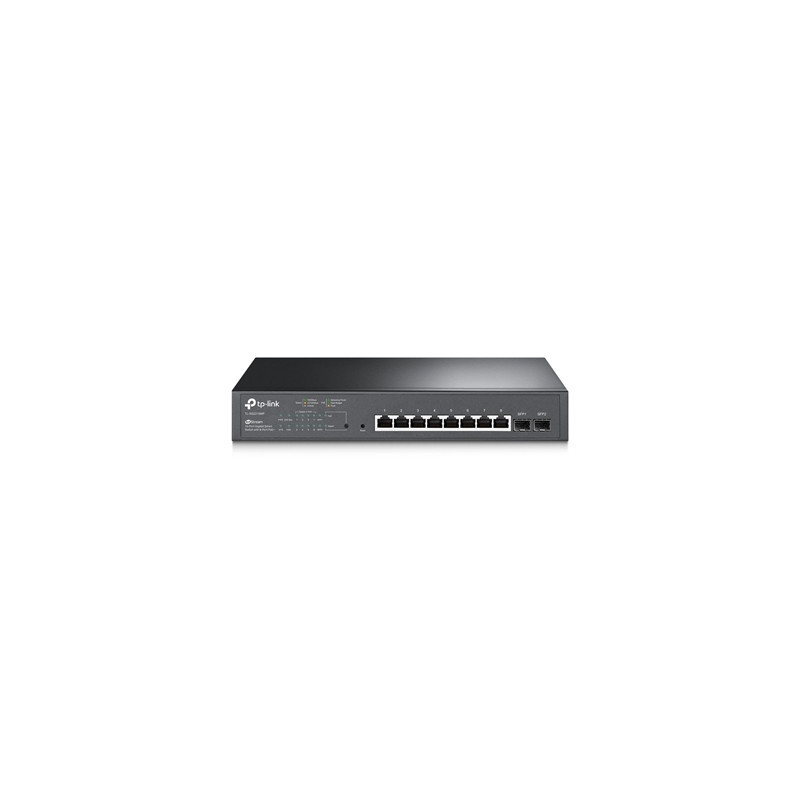 TP-Link JetStream TL-SG2210MP 10-Port Metal Gigabit Smart PoE Switch with 8-Port PoE+ (150W)