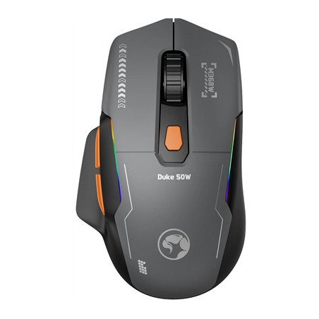 Marvo Duke 50 M368W Wireless Gaming Mouse  Tri-Mode Connectivity USB  2.4GHz & Bluetooth  6 DPI levels (800 - 12800)  1000Hz Pol