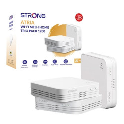 Strong MESHTRI1200UK AC1200 Whole Home Wi-Fi Mesh System (3 Pack) - 5 000sq.ft Coverage