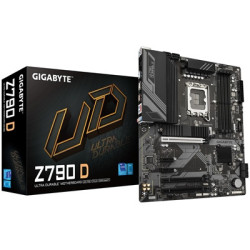 Gigabyte Z790 D Ultra Durable Intel 1700 Socket Motherboard  ATX  4x DDR5 Slots  3x M.2 Sockets  2.5GbE LAN  1x DisplayPort / 1x