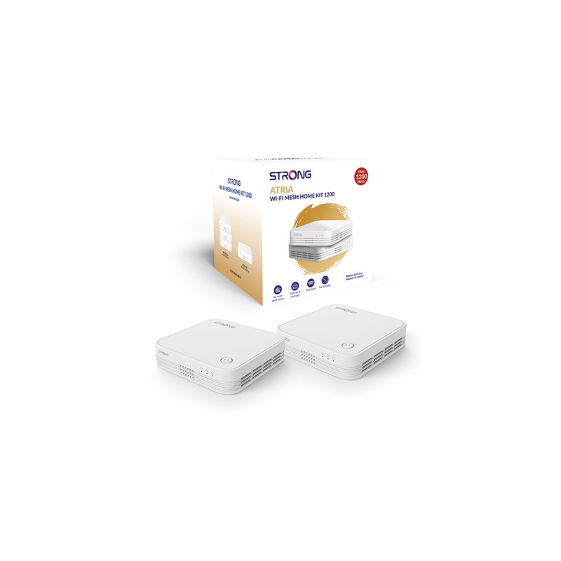 Strong MESHKIT1200UK(DUO) AC1200 Whole Home Wi-Fi Mesh System (2 Pack) - 3 300sq.ft Coverage