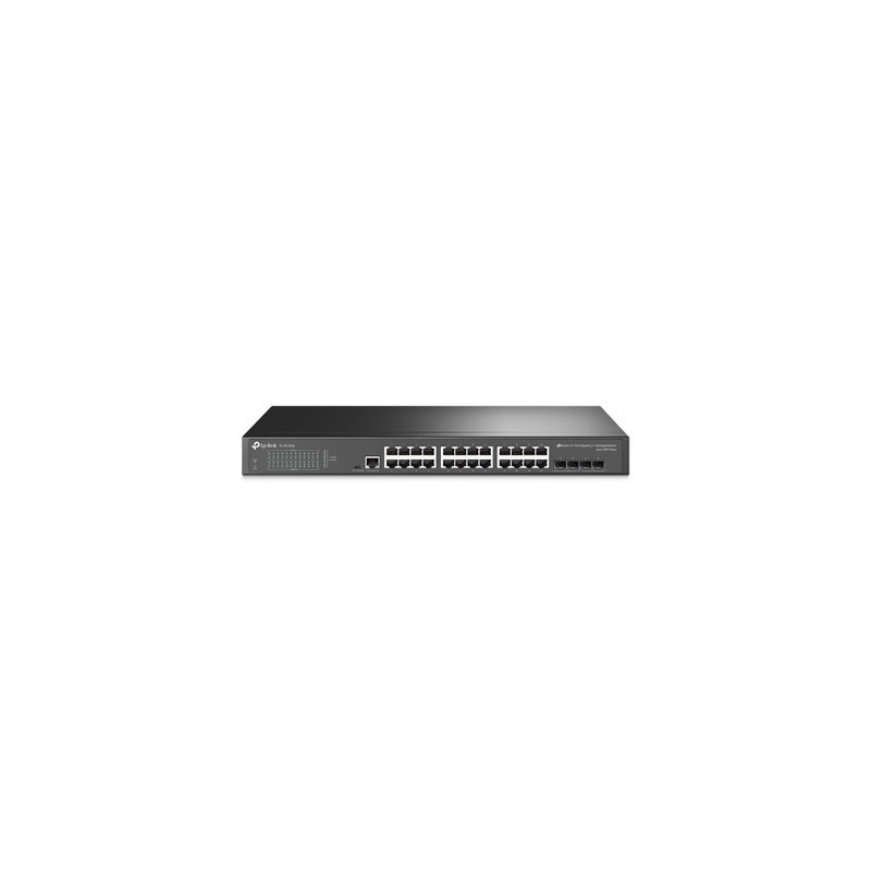 TP-Link JetStream TL-SG3428 24-Port Metal Gigabit L2+ Managed Switch with 4 SFP Slots