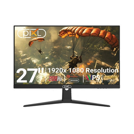 piXL X-Series GS27IDPHA 27 Inch Full HD IPS Gaming Monitor with 200Hz Refresh Rate  1920 x 1080 Resolution  0.5ms Response Time 